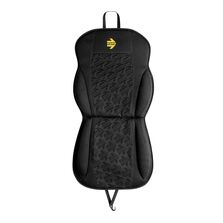 Husa scaun auto MOMO STYLE, material textil, negru si  logo cu efect 3D