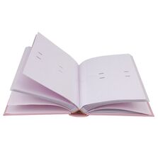 Album foto baby chart book, personalizabil, 300 fotografii, 10x15 cm, spatiu notite, pagini cartonate culoare roz