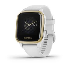 Ceas Smartwatch Garmin Venu Sq, NFC, White/Light Gold