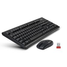 Kit tastatura + mouse A4tech 3100N, wireless, negru